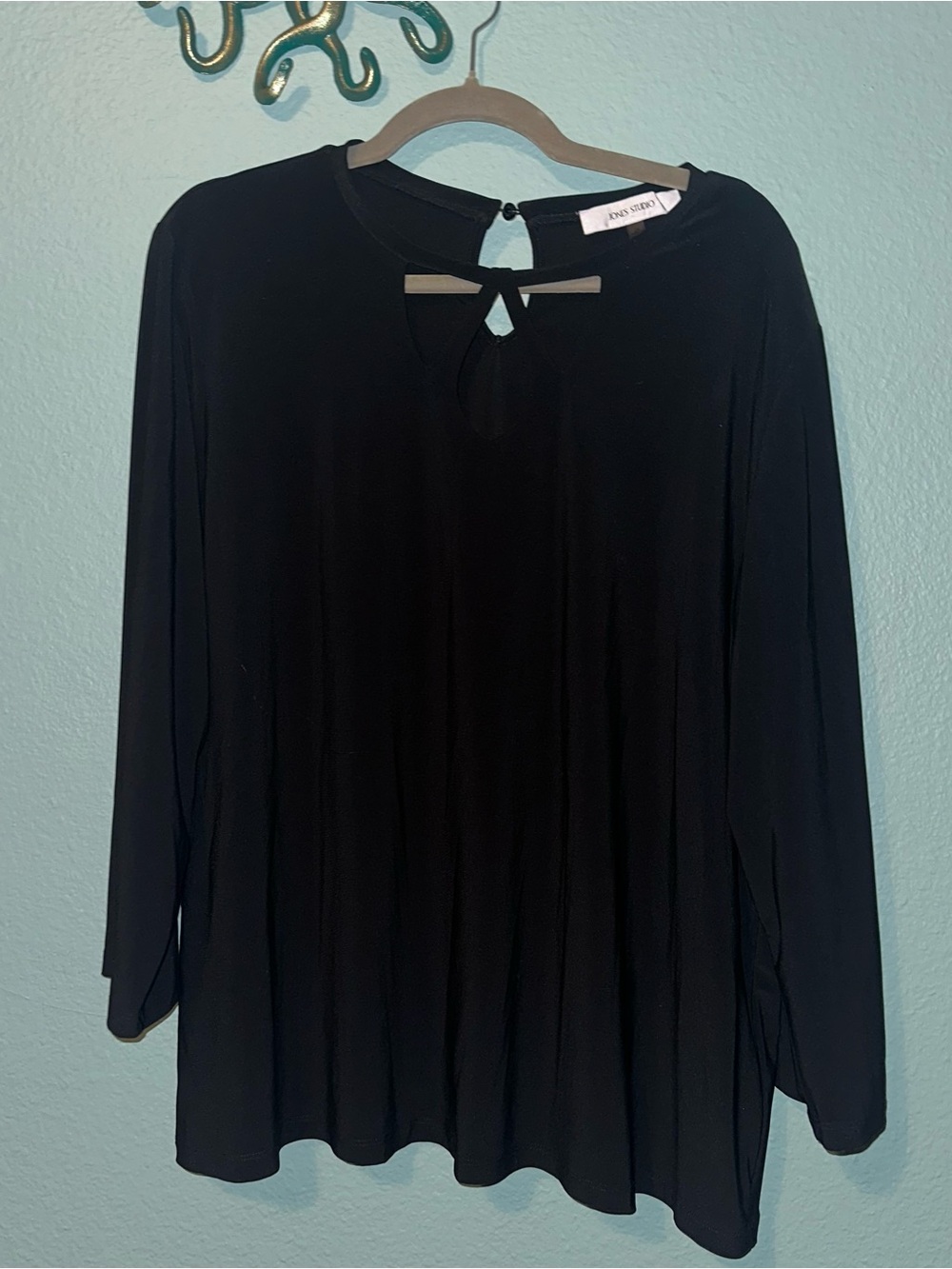 Black long sleeve blouse
